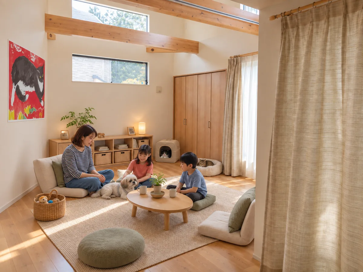 子どもたちとどうぶつのふれあい